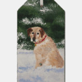 Yellow Lab Snow tag